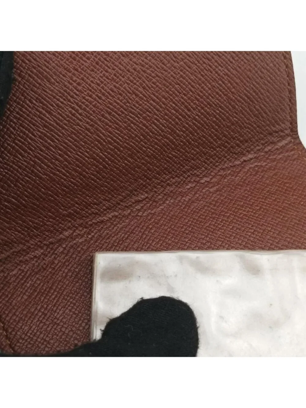 Louis Vuitton Porto Cartes Credit Pression Monogram Brown Canvas Card Holder
